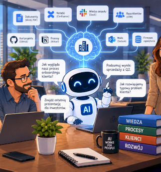 AI, które zna Twoją firmę: jak zbudować firmowego asystenta wiedzy