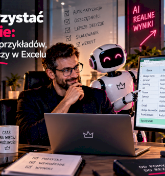 Jak wykorzystać AI w firmie: 10 konkretnych przykładów, które CEO zobaczy w Excelu