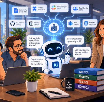 AI, które zna Twoją firmę: jak zbudować firmowego asystenta wiedzy