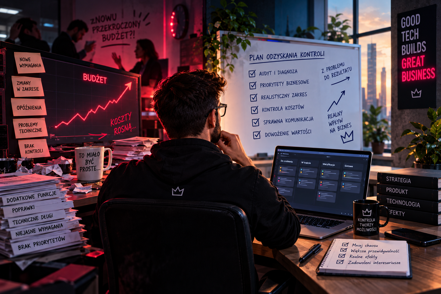 Projekt IT przekracza budżet – jak odzyskać kontrolę i dowieźć efekt biznesowy