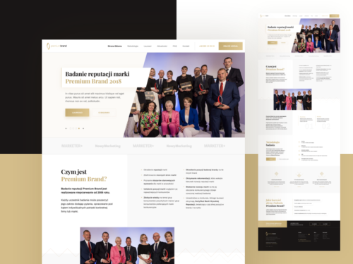 Strona internetowa Premium Brand